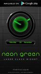 NEON GREEN Digi Clock Widget image 3