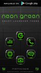 NEON GREEN Digi Clock Widget image 