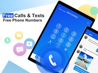Tangkapan layar apk Free phone calls, free texting SMS on free number 3
