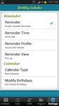 Captura de tela do apk Birthday Calendar 10