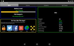 ภาพหน้าจอที่ 1 ของ Battery Monitor Widget