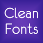 Ícone do apk Clean para FlipFont® Gratis