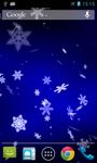 Captură de ecran Snowflake 3D Live Wallpaper apk 2