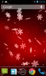 Captură de ecran Snowflake 3D Live Wallpaper apk 4