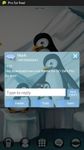 Captura de tela do apk Tema dos pinguins GO SMS Pro 