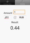 Screenshot 8 di Tasso di cambio. Tutte valute apk