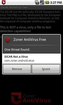 Image of Zoner AntiVirus Test