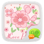 Ícone do apk GO SMS Pro Love Petal Theme EX