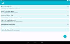 Tangkapan layar apk Talk - Text to Voice FREE 12