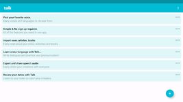Tangkapan layar apk Talk - Text to Voice FREE 8