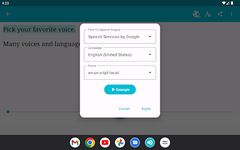 Captură de ecran Talk - Text to Voice FREE apk 1