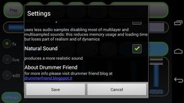 Captura de tela do apk Drummer Friend HD Drum Machine 6