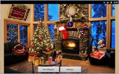Tangkapan layar apk Christmas Fireplace LWP 12