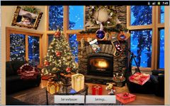 Christmas Fireplace LWP zrzut z ekranu apk 8
