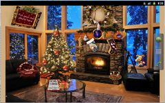 Tangkapan layar apk Christmas Fireplace LWP 20