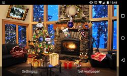 Tangkapan layar apk Christmas Fireplace LWP 16