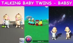 Talking Twins bebé - Babsy captura de pantalla apk 8