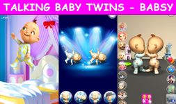Talking Twins bebé - Babsy captura de pantalla apk 9