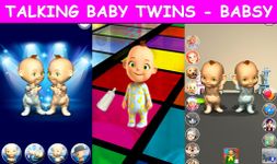 Talking Twins bebé - Babsy captura de pantalla apk 10