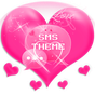 Pink Liebe Theme GO SMS Pro Icon