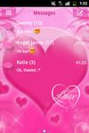 Pink Liebe Theme GO SMS Pro Screenshot APK 