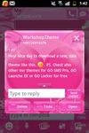 Pink Liebe Theme GO SMS Pro Screenshot APK 3