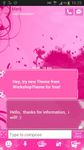 Pink Heart Theme SMS Pro Screenshot APK 2