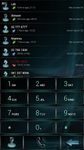 Dialer GlassAqua Metal theme screenshot apk 4