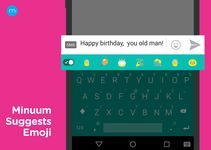 Minuum Keyboard + Smart Emoji capture d'écran apk 6