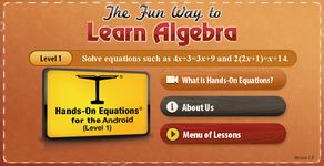 Captura de tela do apk Hands-On Equations 1 20