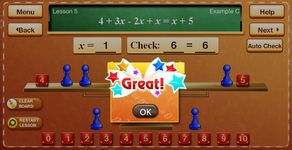 Captura de tela do apk Hands-On Equations 1 17