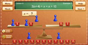 Captura de tela do apk Hands-On Equations 1 16