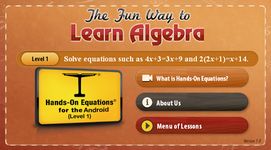 Captura de tela do apk Hands-On Equations 1 9