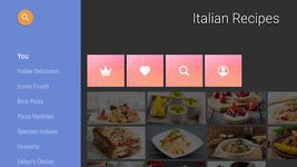 Recetas italianas captura de pantalla apk 1