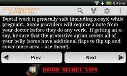 101 Pregnancy Safety Tips Free screenshot APK 4