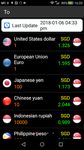 Captura de tela do apk Singapore Currency Converter 6