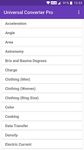Captura de tela do apk Conversor Universal 7