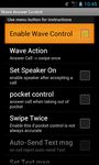 Wave Answer Control captura de pantalla apk 2