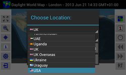 Tangkapan layar apk Daylight World Map 3