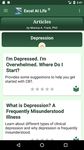 Captura de tela do apk Depression CBT Self-Help Guide 