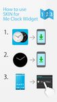 Imej LED clock widget -Me Clock 1