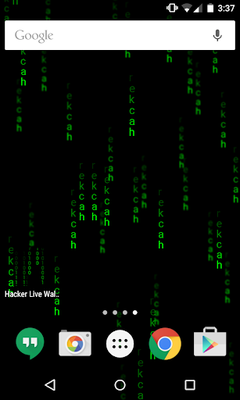 Hacker Live Wallpaper für Android - Download