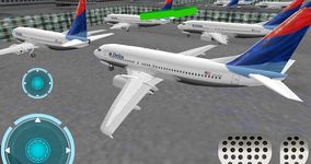 Airport 3D airplane parking image 