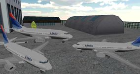 Airport 3D airplane parking image 3