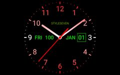 Analog Clock Live Wallpaper-7 ảnh màn hình apk 4