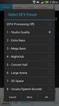 DFX Music Player Enhancer Pro captura de pantalla apk 1