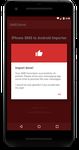 iSMS2droid - iPhone SMS Import capture d'écran apk 