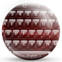 Tastatur-Thema Glass Red APK