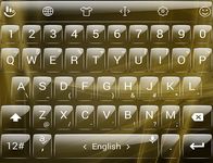 Keyboard Theme Glass Gold image 1