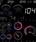 Скриншот  APK-версии пилотажные приборы - спидометр